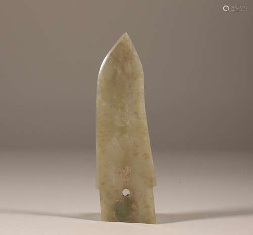 Jade ge of Shang Dynasty