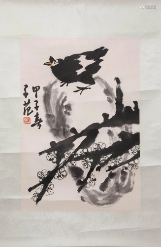 Chinese Flower and Bird Painting on Paper