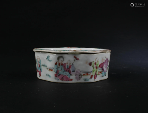 Chinese Famille Verte Porcelain Ink Washer