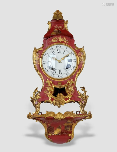 Elegant Cartel clock Louis XV, Around 1750