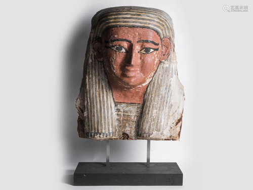 Egyptian Coffin Mask, 26th dynasty