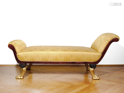 Empire Chaiselongue, Austrian Empire, Around 1820