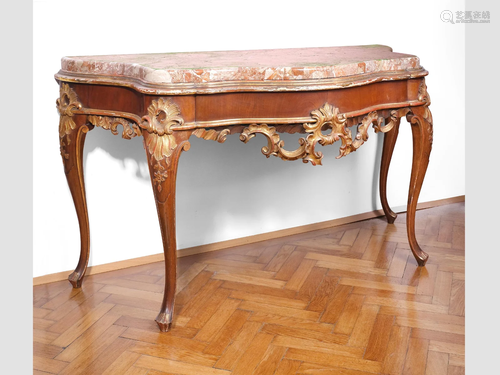 A courtly console table, Venice, 18th/19th c.