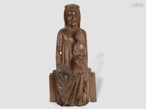 Madonna, Sedes Sapientiae, around 1250