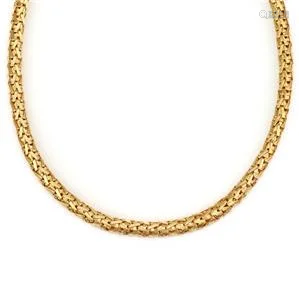 Roberto Coin 18k Yellow Gold 6mm Silk Weave Flex Style