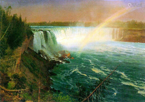 BIERSTADT ** NIAGARA FALLS ** CANVAS