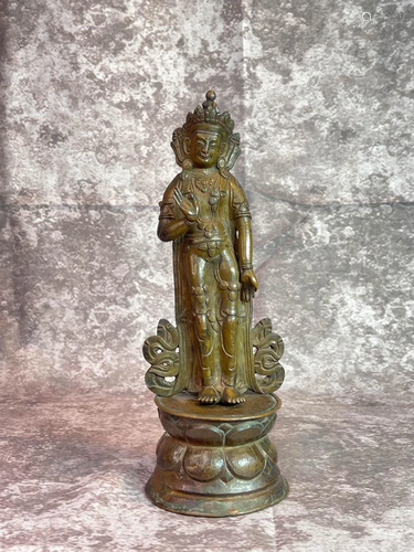 Tibetan Standing Tara on Lotus Base