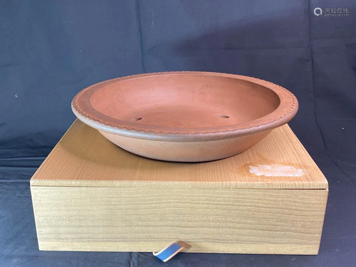 Chinese yixin Clay Planter in Fitted Box