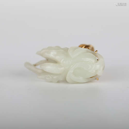 18th,Chinese jade bergamot ring