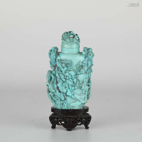 Chinese turquoise snuff bottle