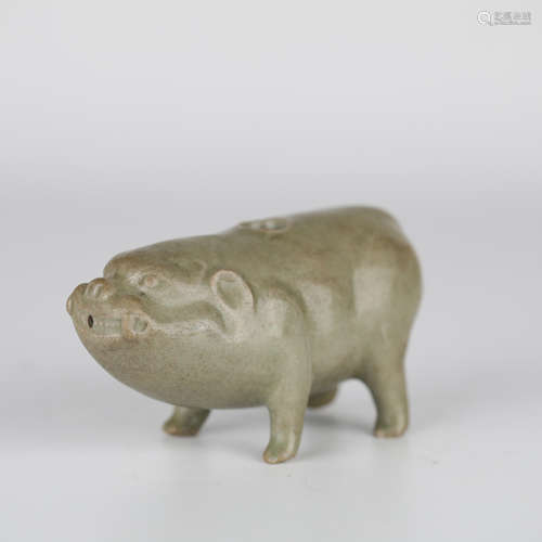 Ancient Chinese Porcelain Pig