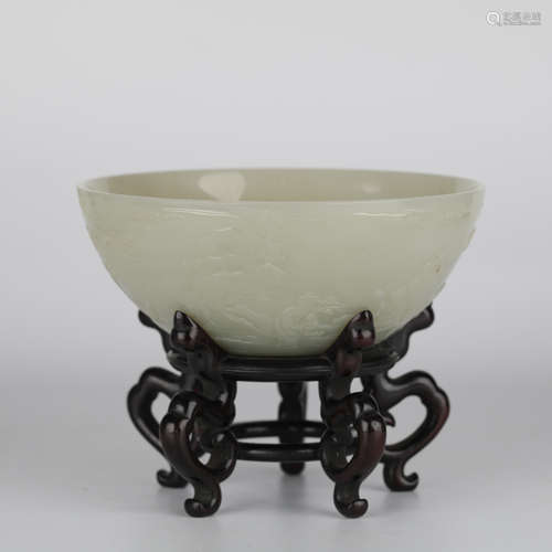 18th,Hetian Jade Bowl