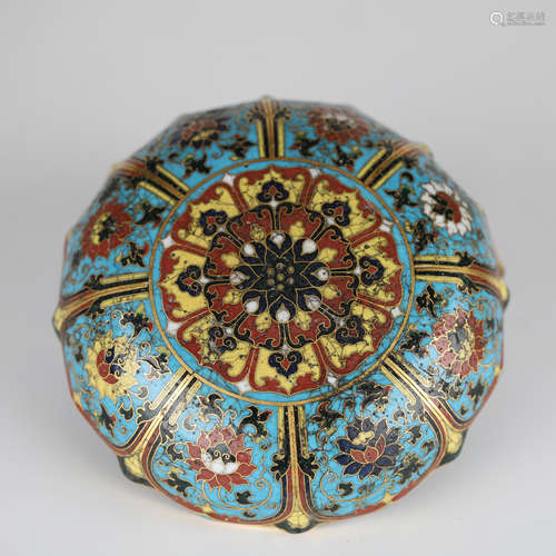 China Ming Dynasty Cloisonne Box