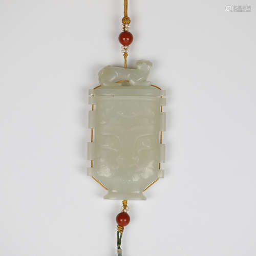 18th,Hetian jade sachet