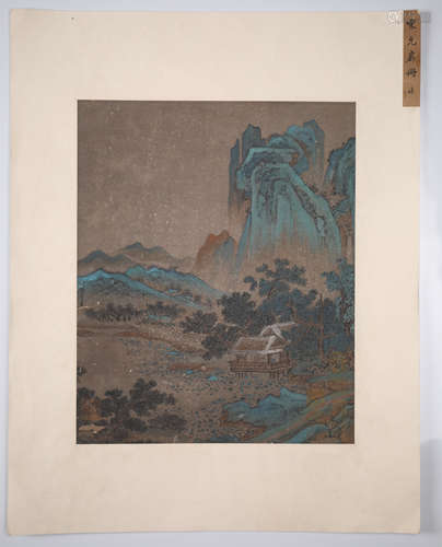 Songyuan，Landscape calligraphy and painting