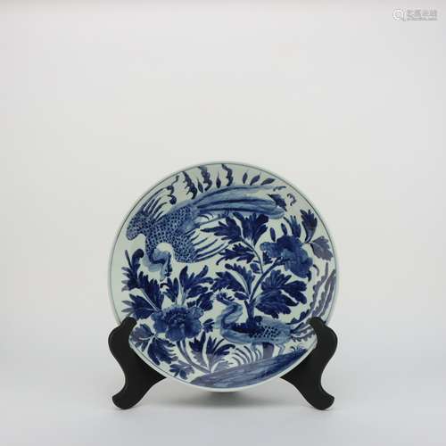 Chinese Blue-and-white Plate