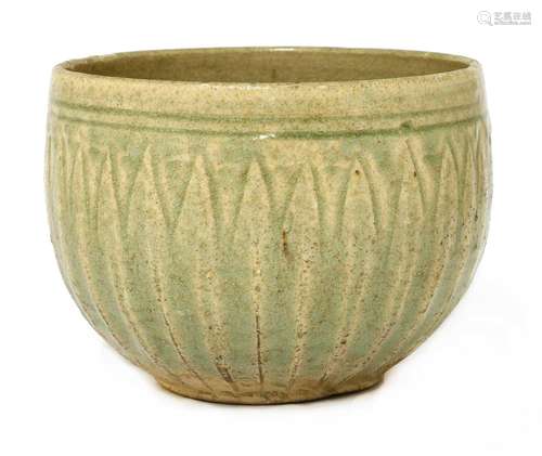 A Chinese celadon-glazed bowl,