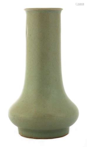 A Chinese Longquan celadon vase,