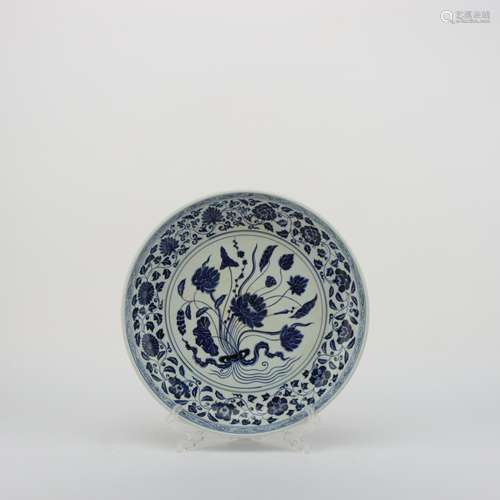 Chinese Blue-and-white Plate