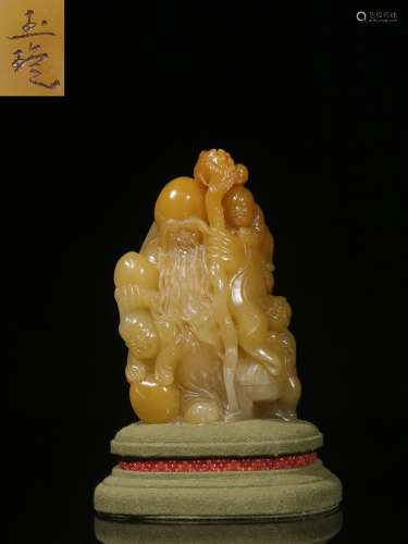Exquisite Shoushan Tianhuang Stone Ornament