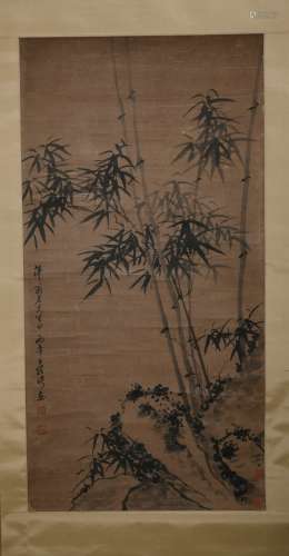Painting :Ink Bamboo by Luo Pin