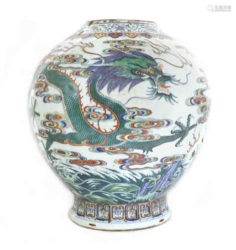 A Chinese doucai vase,