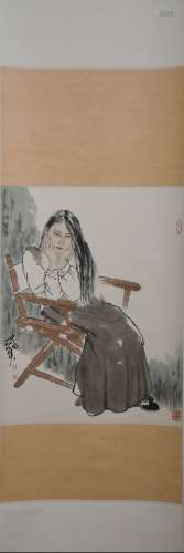 Figure Painting by He Jiaying