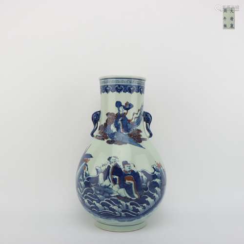 Blue-and-white Zun Vessel