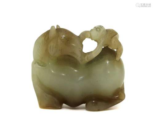 A Chinese jade carving,