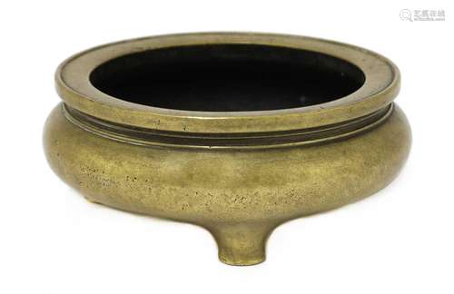 A Chinese bronze censer,