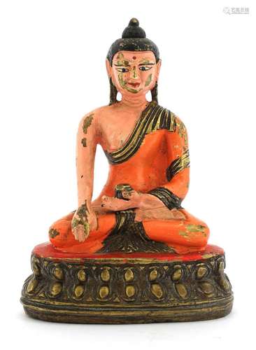 A Chinese bronze Shakyamuni Buddha,