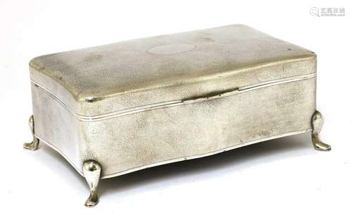 A Chinese export silver box,