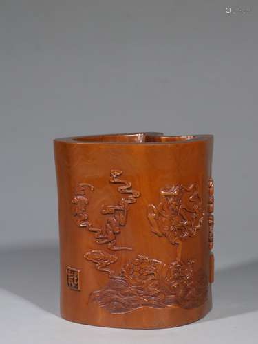 Boxwood Brush Pot