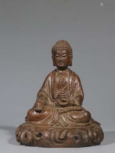 Bamboo Statue of Seated Sakyamuni