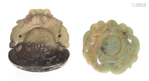 A Chinese jade carving,