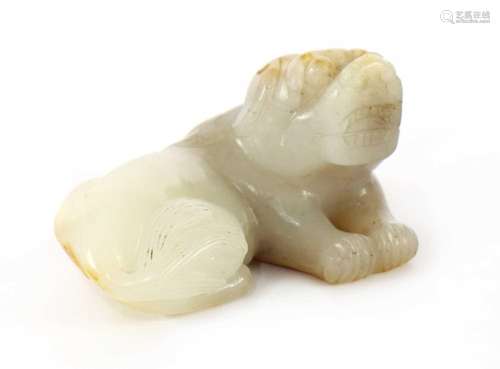 A Chinese jade carving,