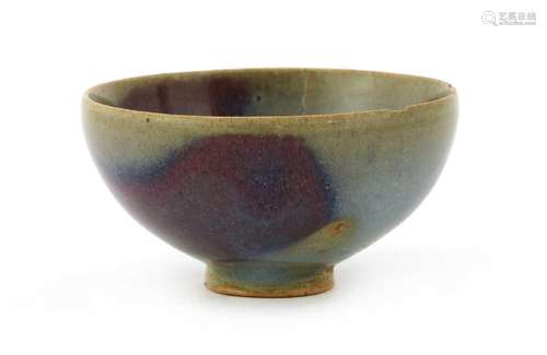 A Chinese jun ware tea bowl,