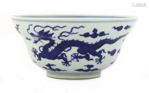 A Chinese blue and white bowl,