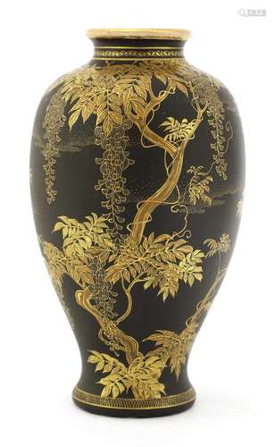 A Japanese Satsuma ware vase,