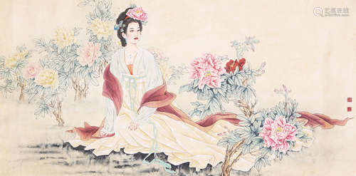 王美芳 仕女圖