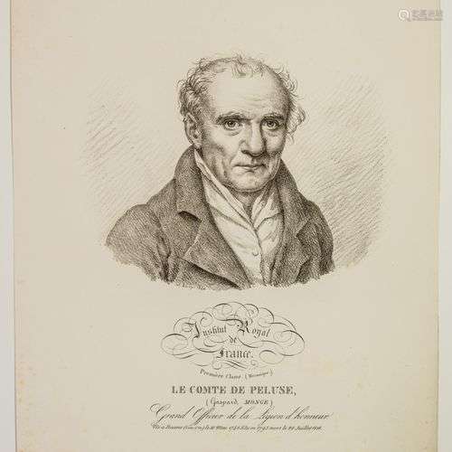 Gaspard MONGE, Comte de Peluse, de l’Institut royal de Franc...