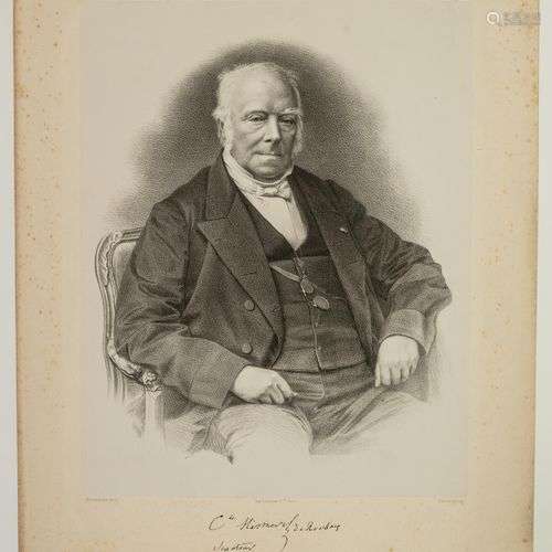 Comte Auguste MISMEREL de ROUBAIX, Député du NORD en 1849, S...