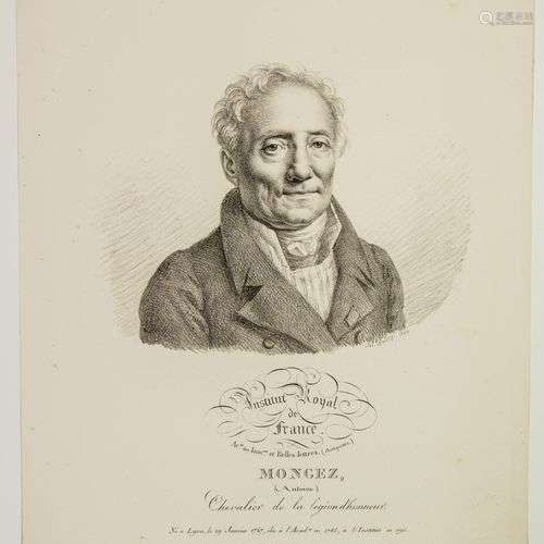 Antoine MONGEZ, de l’Institut royal de France. (Lyon (69) 17...