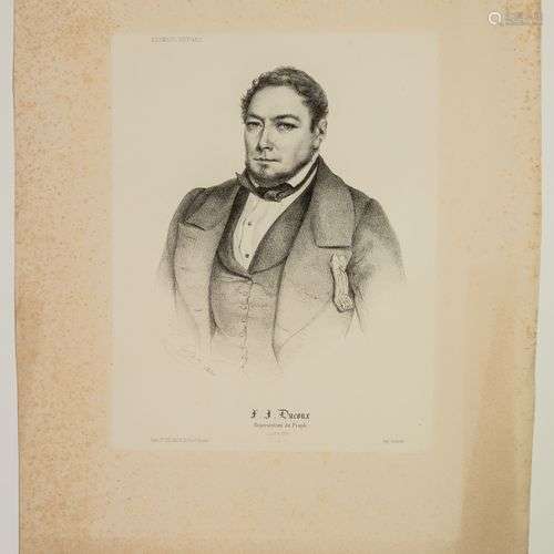 François Joseph DUCOUX, Député du LOIR ET CHER en 1848, Préf...