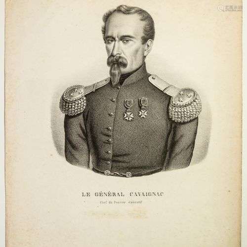 Le Général Eugène CAVAIGNAC Chef du Pouvoir exécutif en 1848...