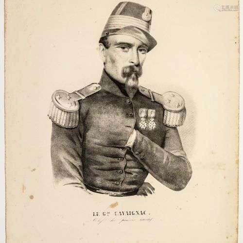 Le Général Eugène CAVAIGNAC Chef du Pouvoir exécutif en 1848...