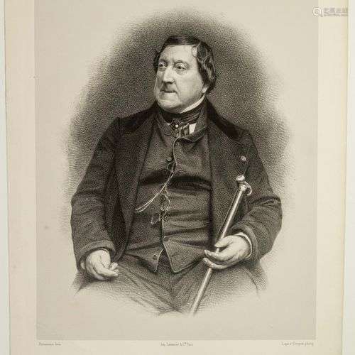 Gioachino ROSSINI, Compositeur Italien (Pesaro 1792 – Passy,...