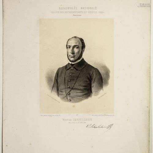 Victor SCHŒLCHER, Député de la MARTINIQUE en 1848 et de la G...