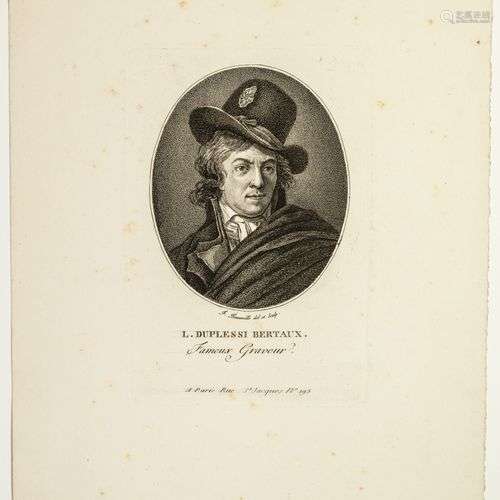 Jean DUPLESSI-BERTAUX, Fameux Graveur (1747 – 1818). Gravure...