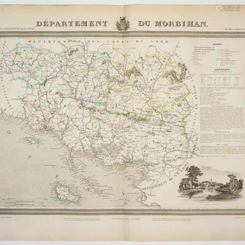 Carte : « Département du MORBIHAN. » Atlas des Départements ...